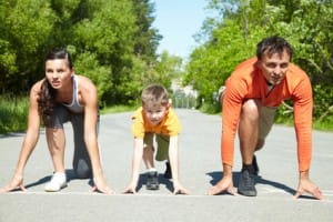 What level of running is safe for children?
